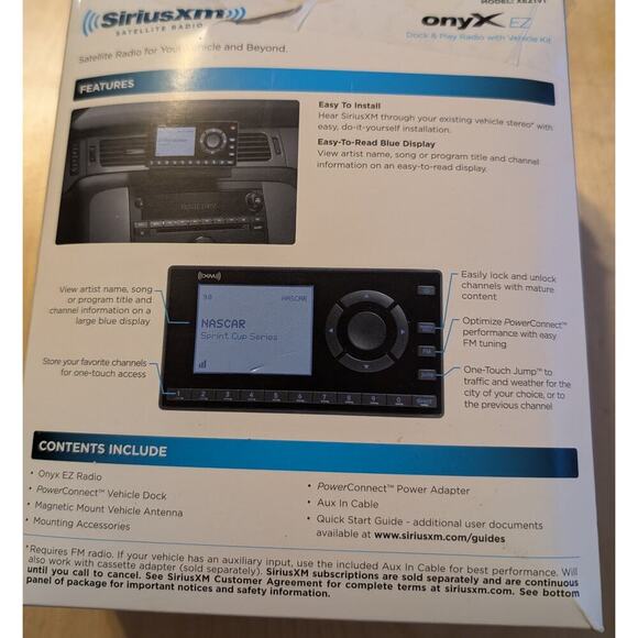 🧨Sirius XM Radio Onyx EZ - Picture 3 of 4